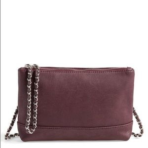 NWOT Faux Leather Crossbody Bag